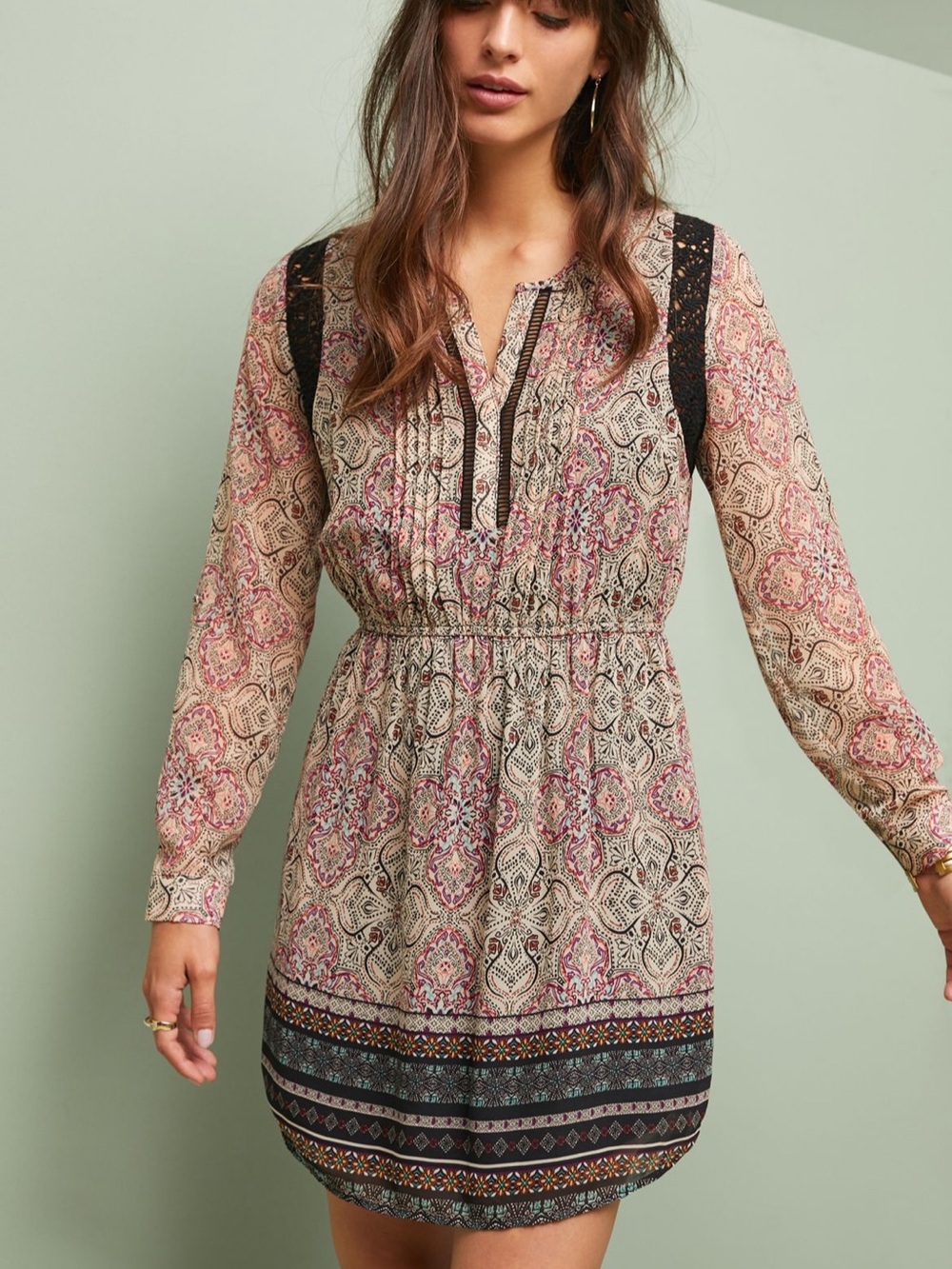 Anthropologie Maeve Phoenicia Petite Dress